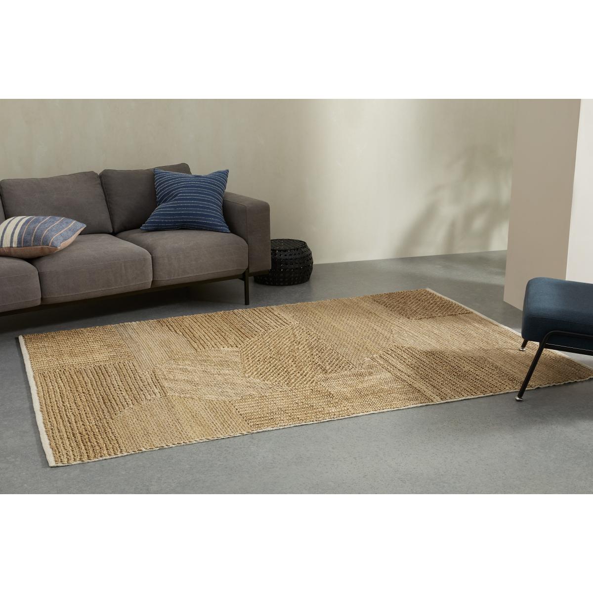 Arlette Textured Jute Rug, Large 160 x 230cm, Natural – image 3