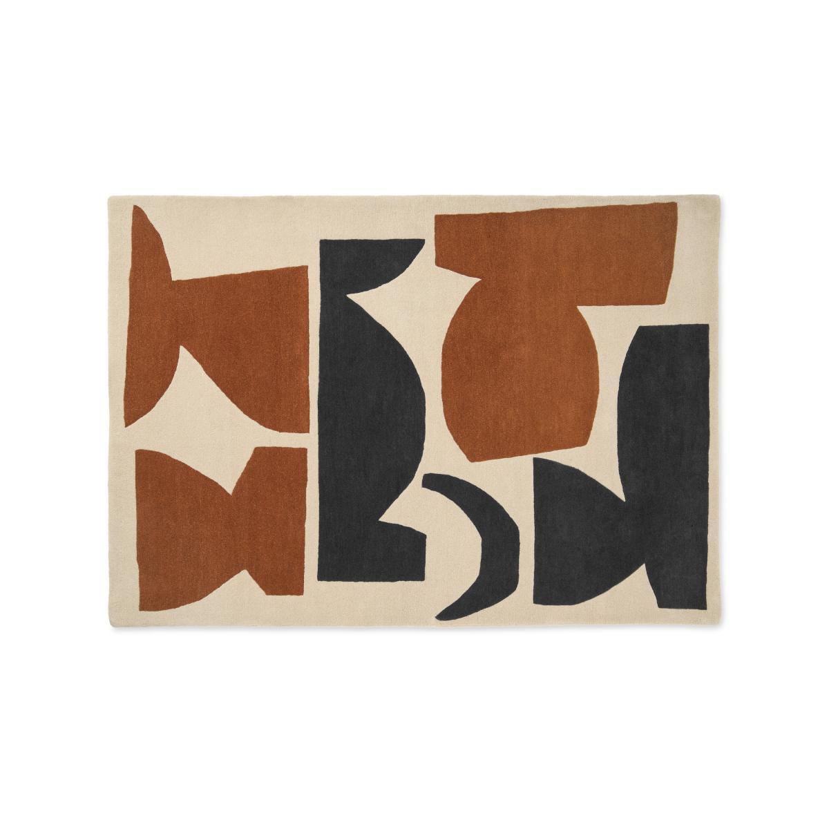 Lafant Hand-Tufted Wool Rug, Large 160 x 230cm, Multi – image 2