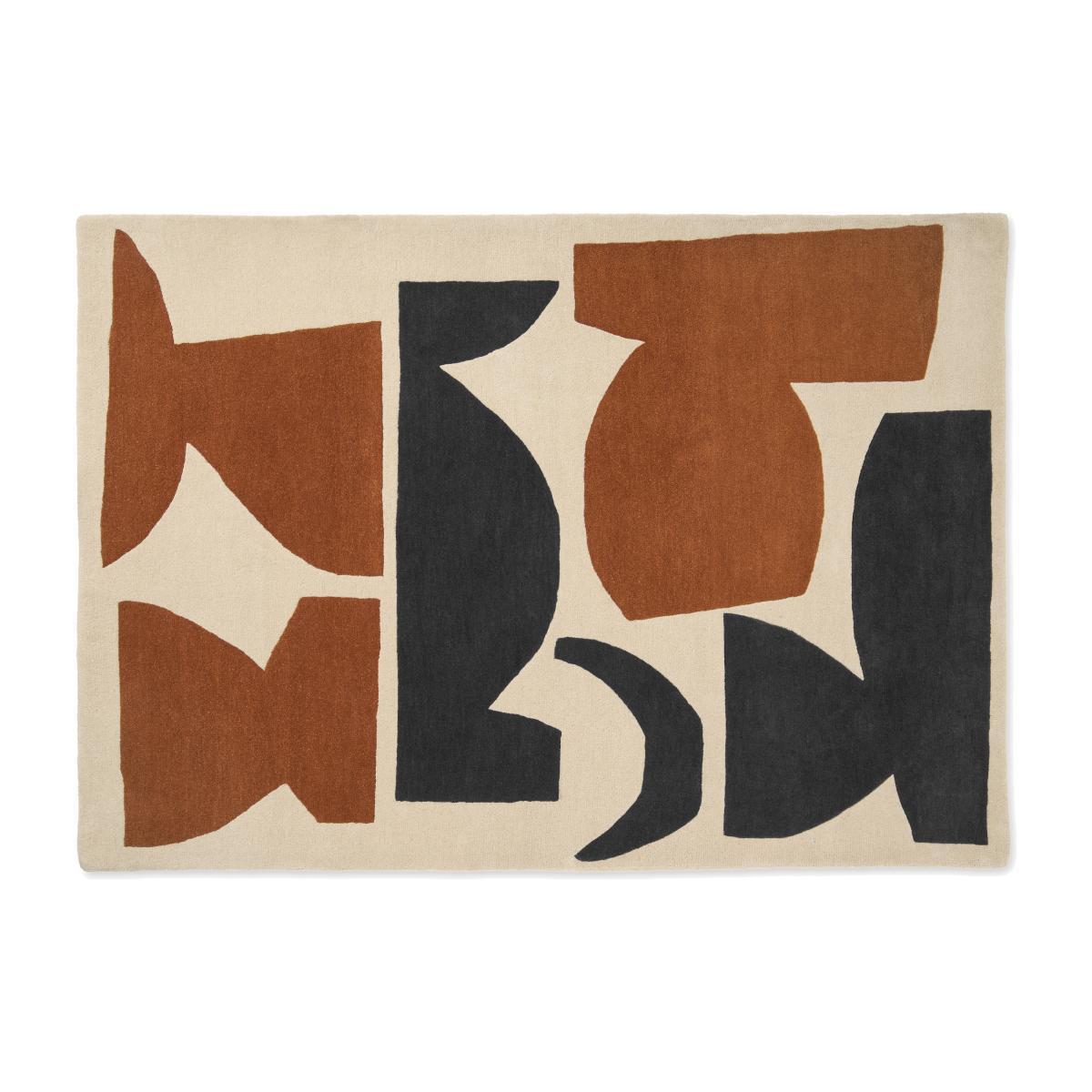 Lafant Hand-Tufted Wool Rug, Large 160 x 230cm, Multi – image 1