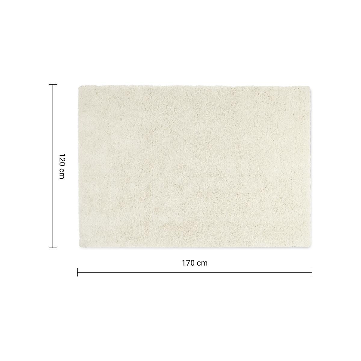 Mala Pile Rug, Small 120 x 170cm, Small, Off White – image 7