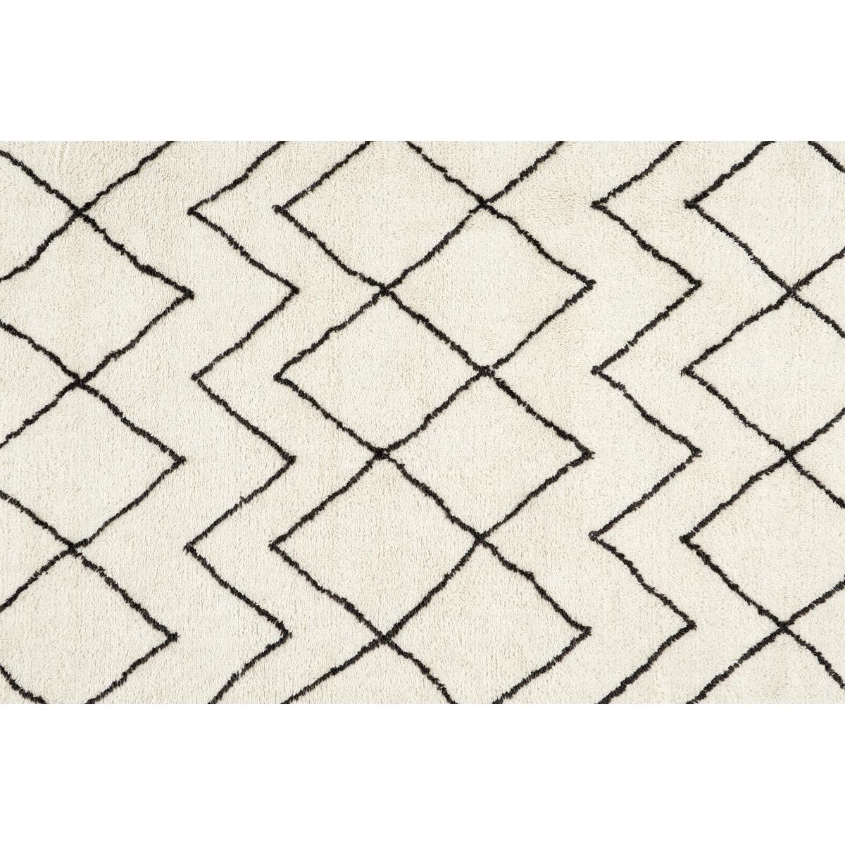 Masali Berber Style Wool Rug, Large 160 x 230cm, Off White – image 6
