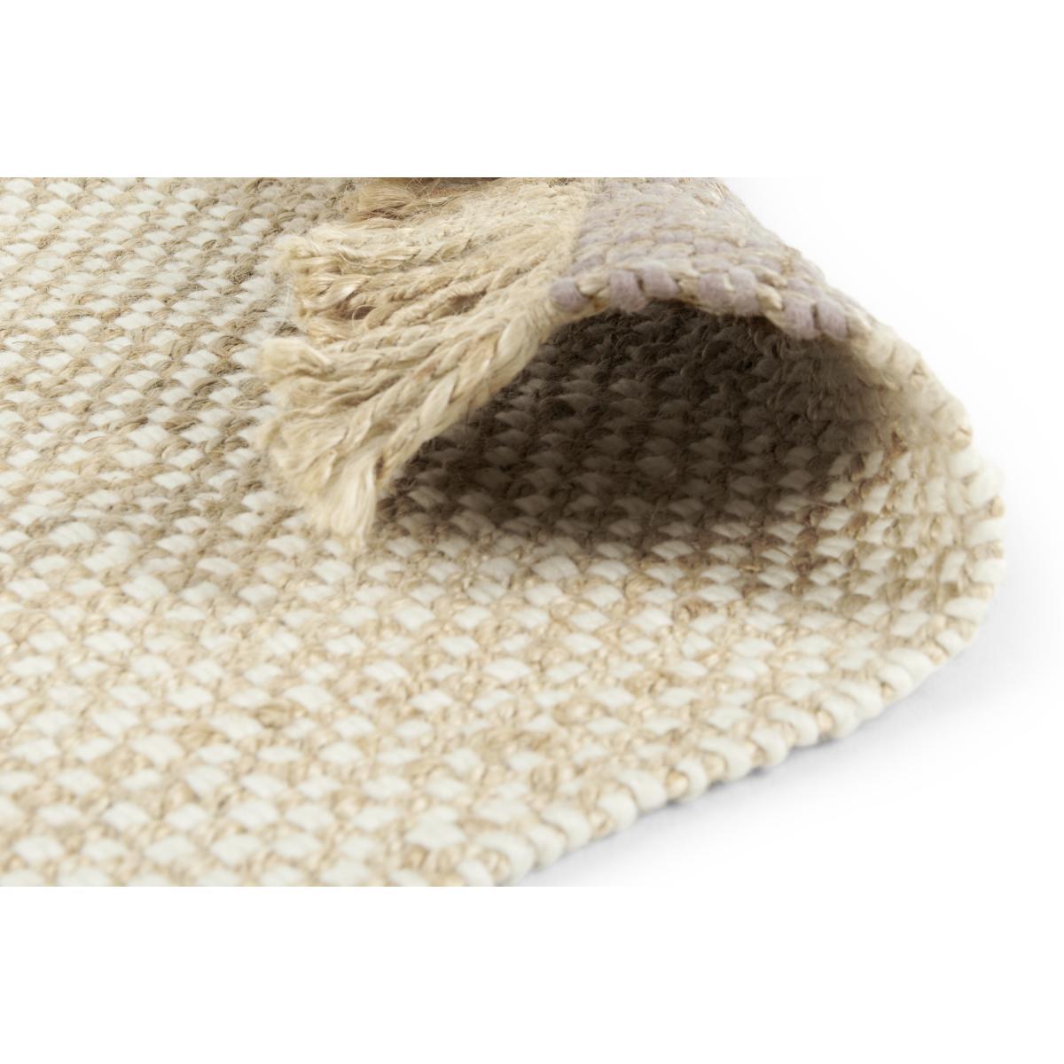 Varzea Jute Wool Runner 66 x 250cm, Natural/Blue – image 5