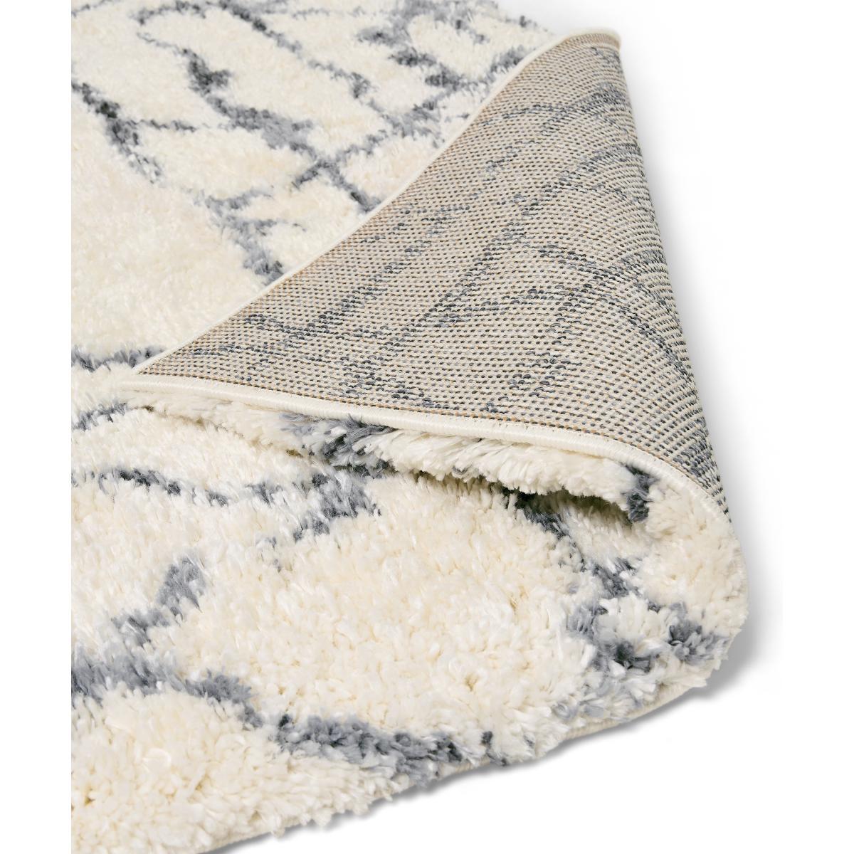 Timijan Berber Style Rug, Large 160 x 230cm, Off-White & Grey – image 5