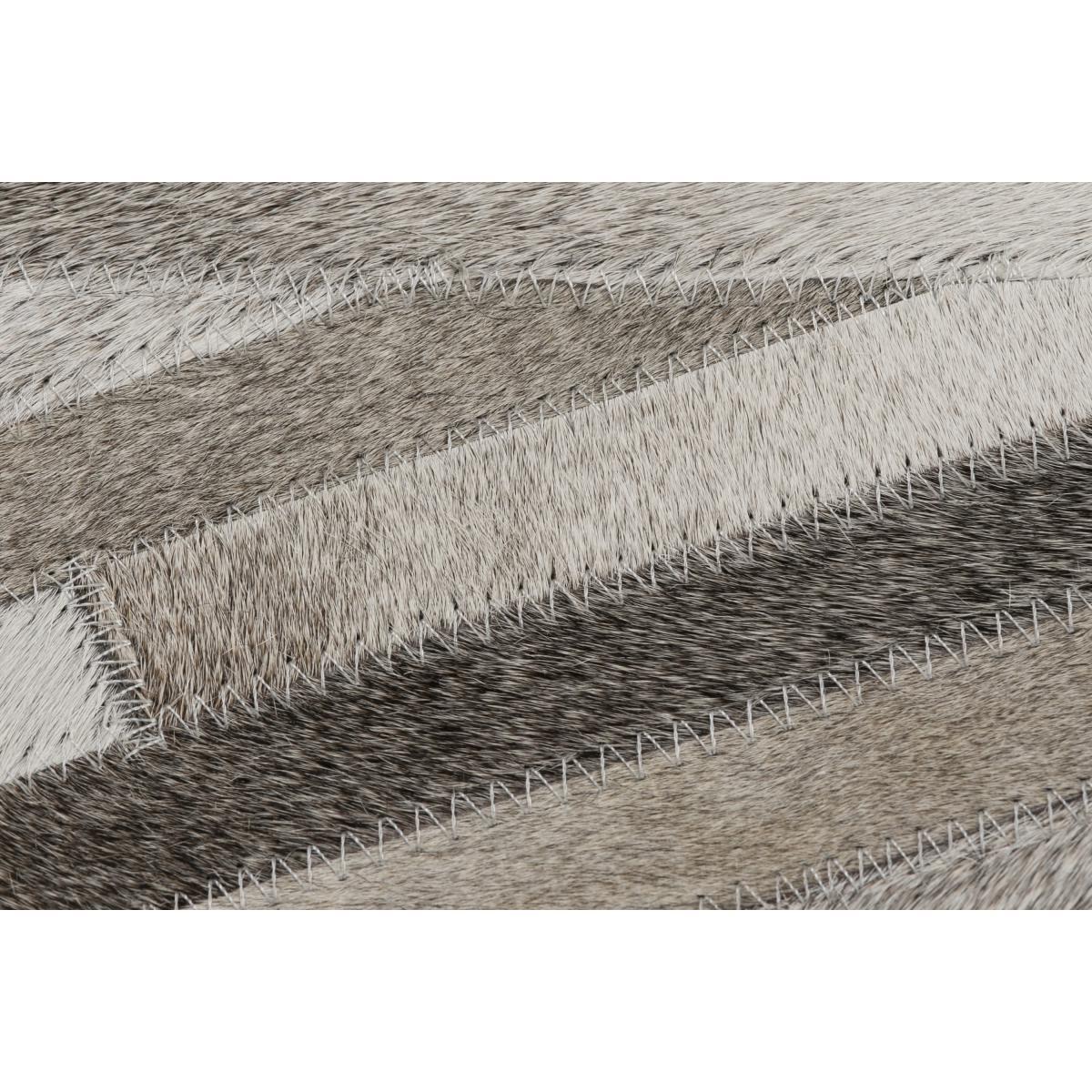 Halo Hide Round Rug, Large 180cm diam, Tonal Grey – image 9