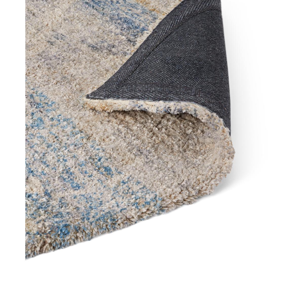 Ilyass Moroccan Style Rug, Large 160 x 230cm, Navy & Antique Gold – image 5
