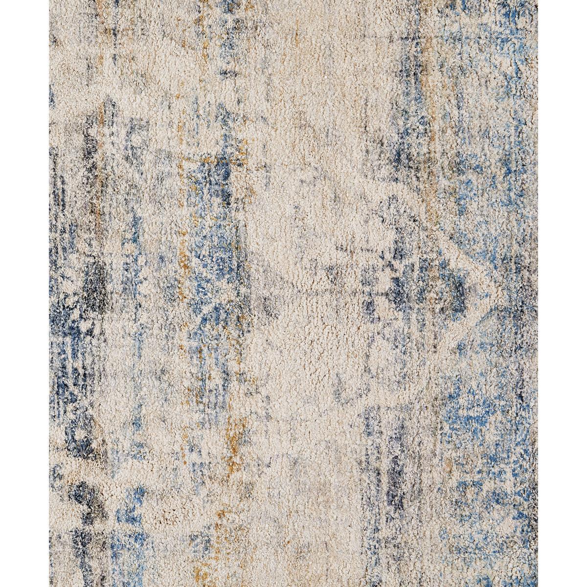 Ilyass Moroccan Style Rug, Large 160 x 230cm, Navy & Antique Gold – image 6