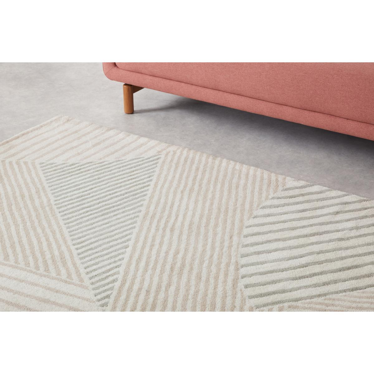 Kyra Wool Rug, Large 160 x 230cm, Neutral – image 4