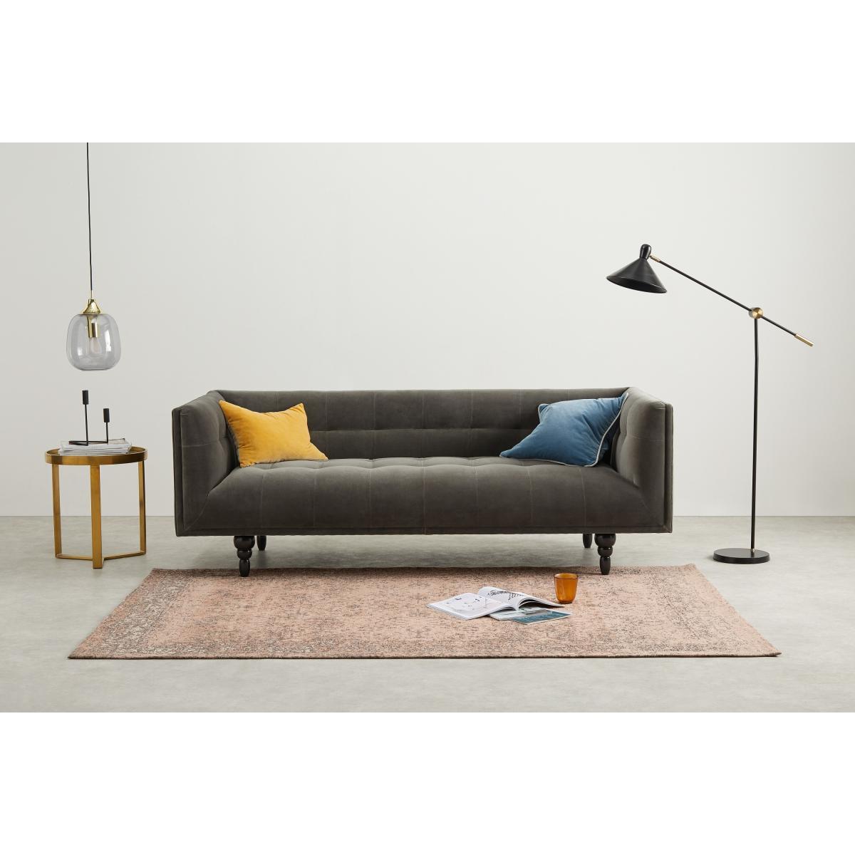 Yolanda Faded Persian Jacquard Rug, Large 160 x 230 cm, Dusky Pink – image 3