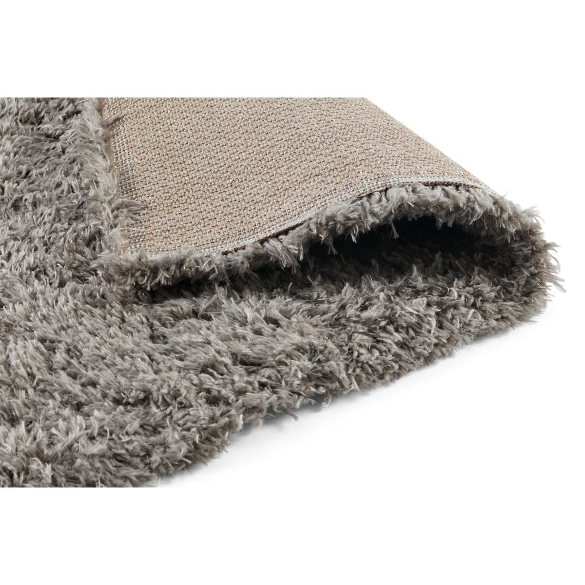 Erin Deep Pile Rug, Large 160 x 230cm, Warm Grey – image 5