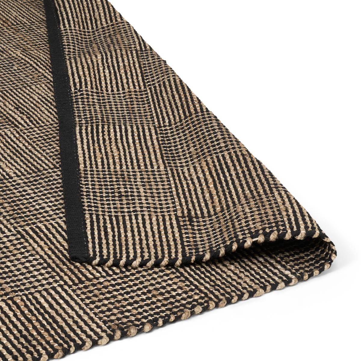 Eramus Rug, 160 x 230 cm, Natural & Black Jute – image 5