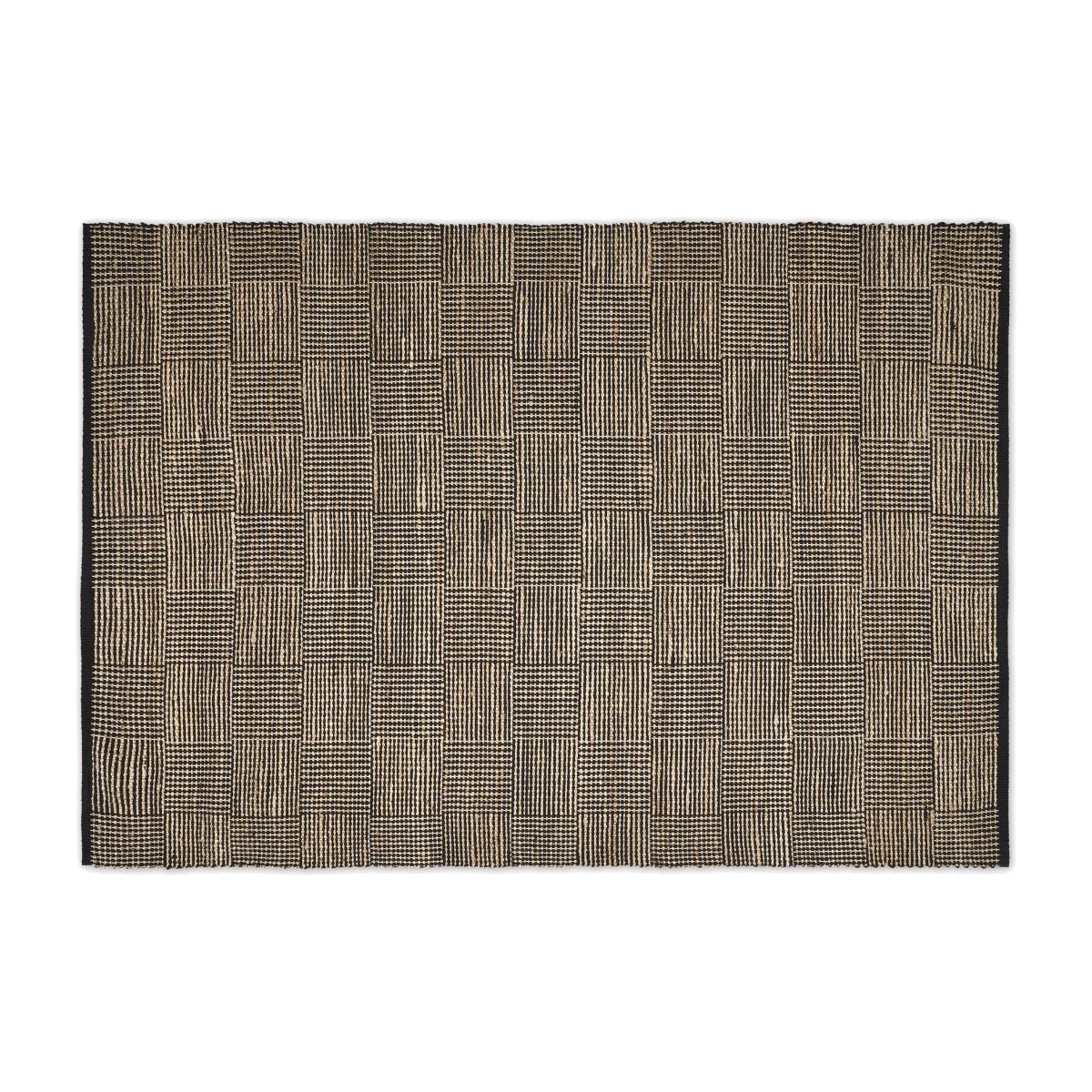 Eramus Rug, 160 x 230 cm, Natural & Black Jute – image 1
