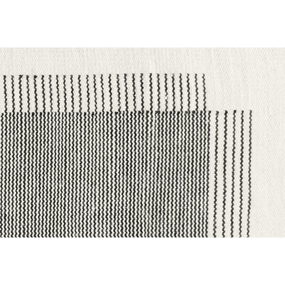 Caixa Wool Runner, 70 x 200cm, Off White & Black – image 6