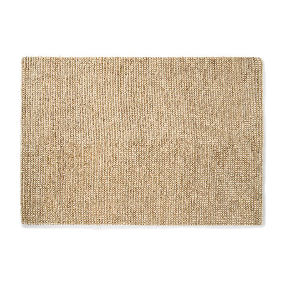 Mumbi Textured Wool & Jute Rug, Large 160 x 230cm, Natural – image 1