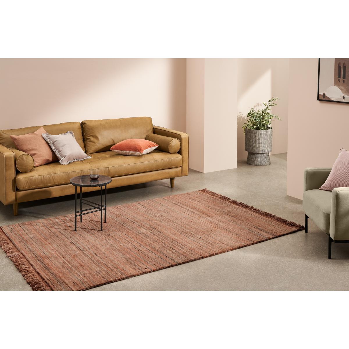 Celsi Wool Pile Rug, Large 160 x 230cm, Plaster Pink – image 3