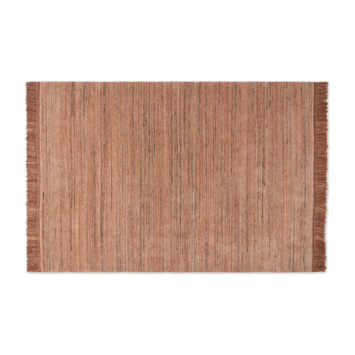 Celsi Wool Pile Rug, Large 160 x 230cm, Plaster Pink – image 1