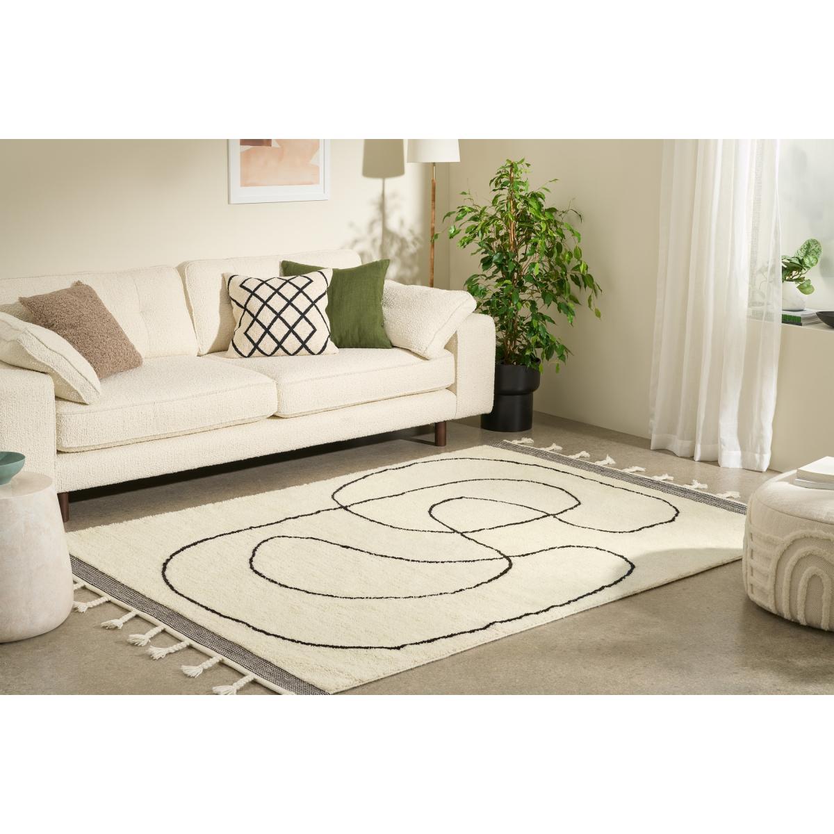 Elysian Wool Rug, Large 160 x 230 cm, Off-White – image 3