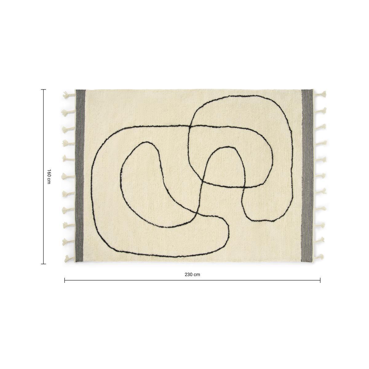 Elysian Wool Rug, Large 160 x 230 cm, Off-White – image 7