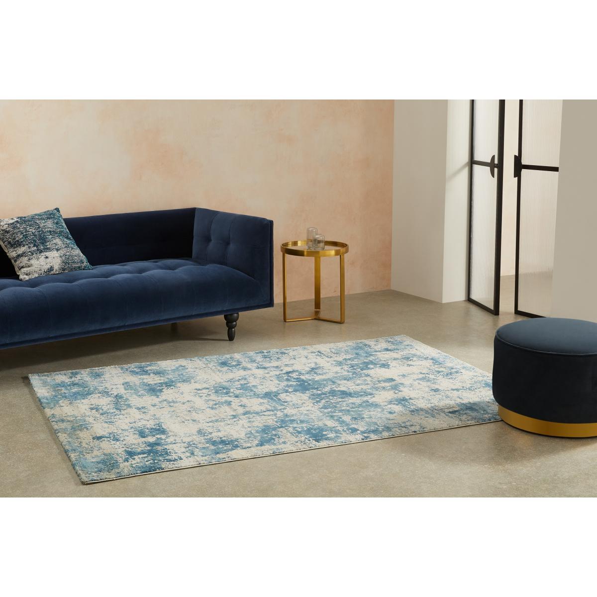Epicoco Luxury Viscose Rug, Large 160 x 230cm, Slate Blue – image 3