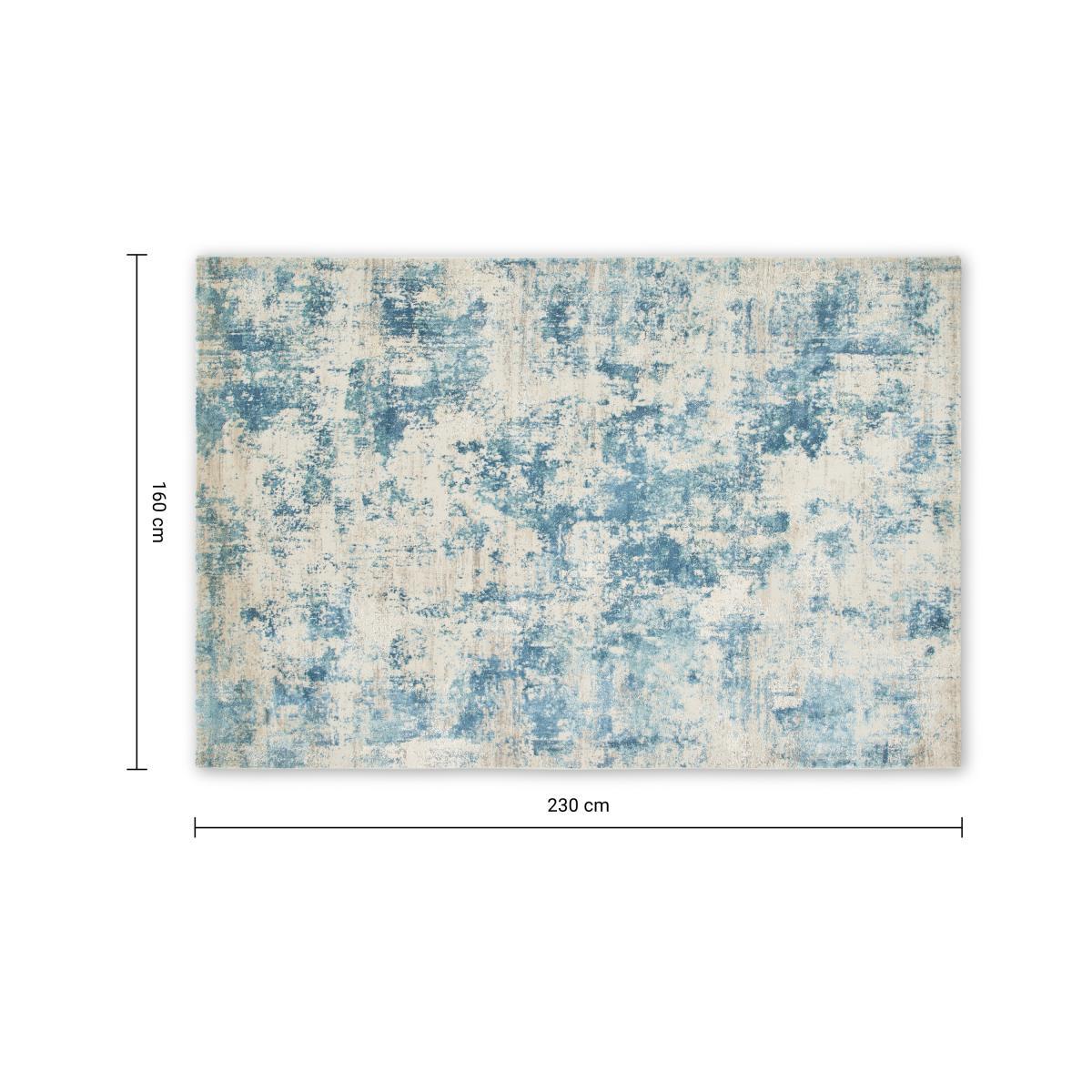Epicoco Luxury Viscose Rug, Large 160 x 230cm, Slate Blue – image 7