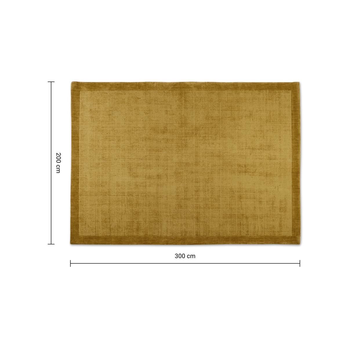 Jago Border Rug, Extra Large 200 x 300 cm, Antique Gold – image 8