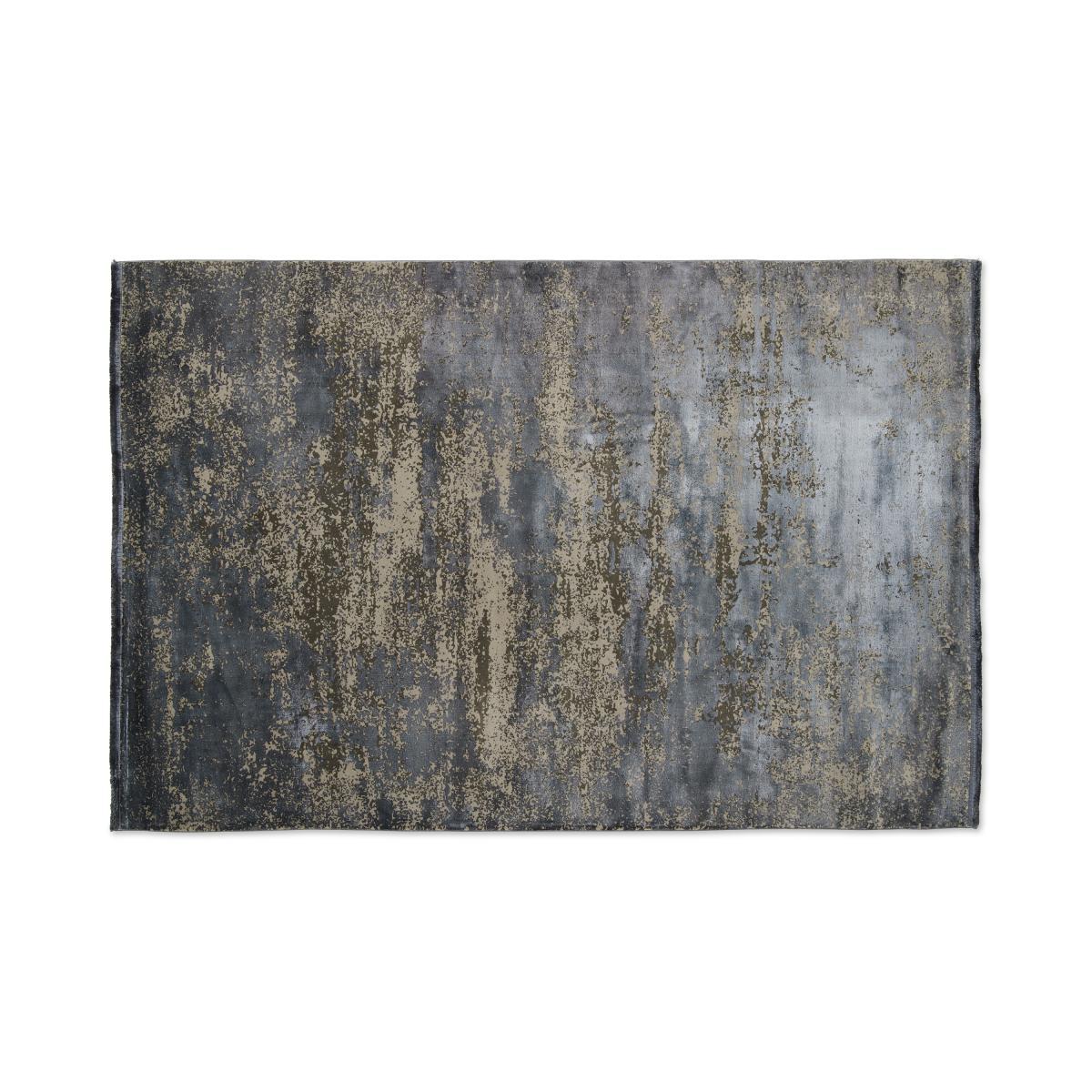 Engadine Luxury Viscose Low Pile Rug, Large 160 x 230cm, Ink Blue – image 2