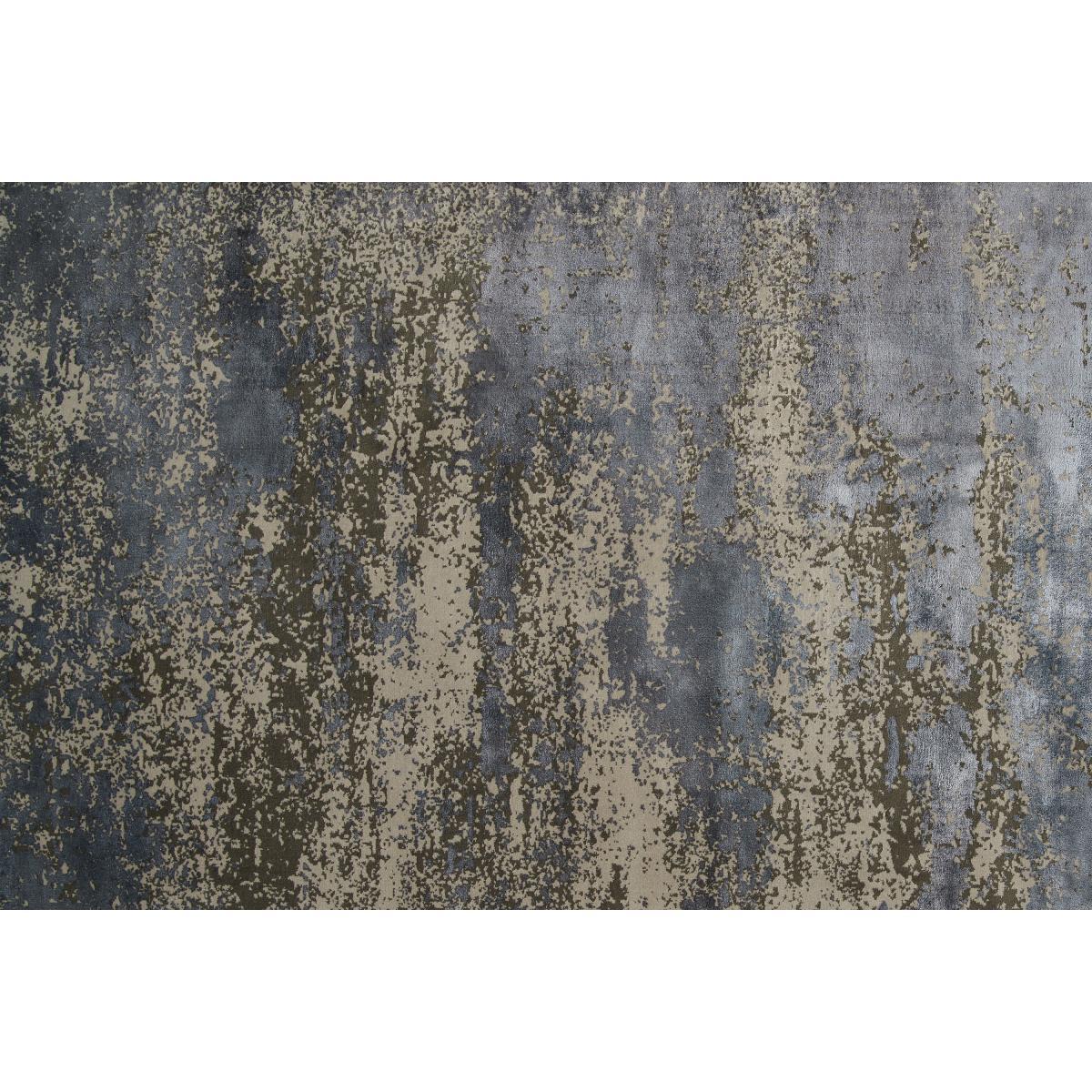 Engadine Luxury Viscose Low Pile Rug, Large 160 x 230cm, Ink Blue – image 6
