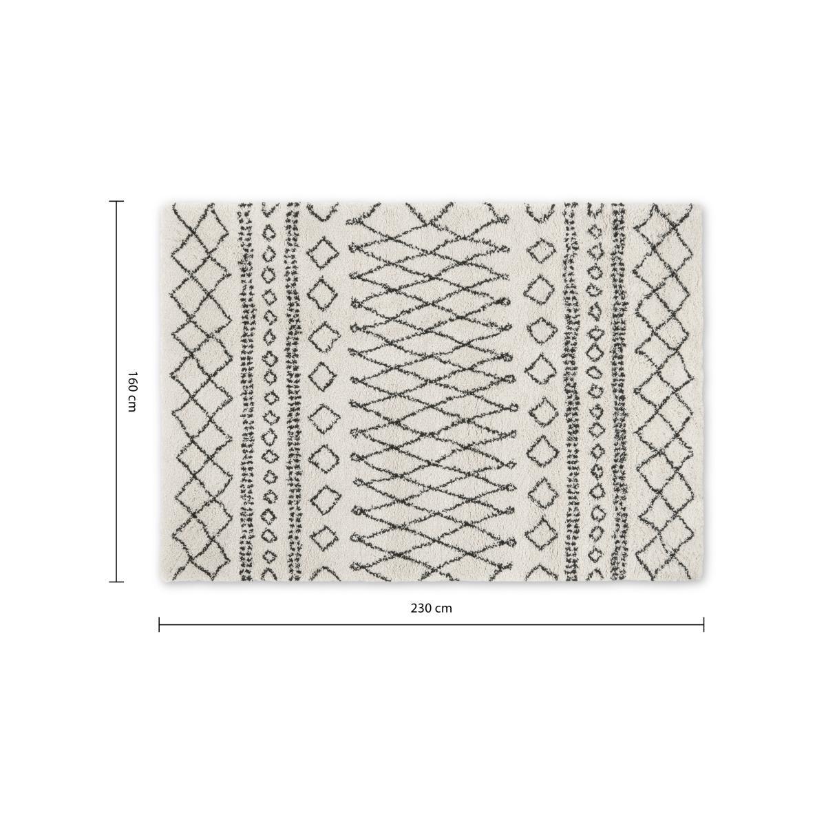 Freda Rug, Large 160 x 230cm, Off White – image 8