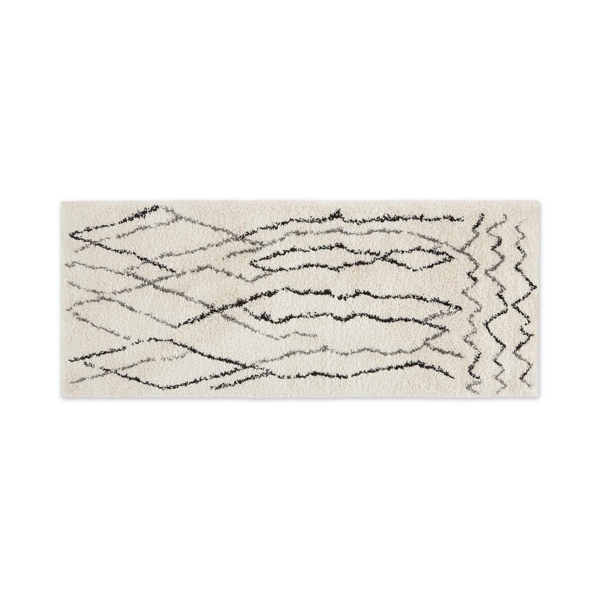 Cecily Runner, 80 x 200cm, Off White & Grey – image 2