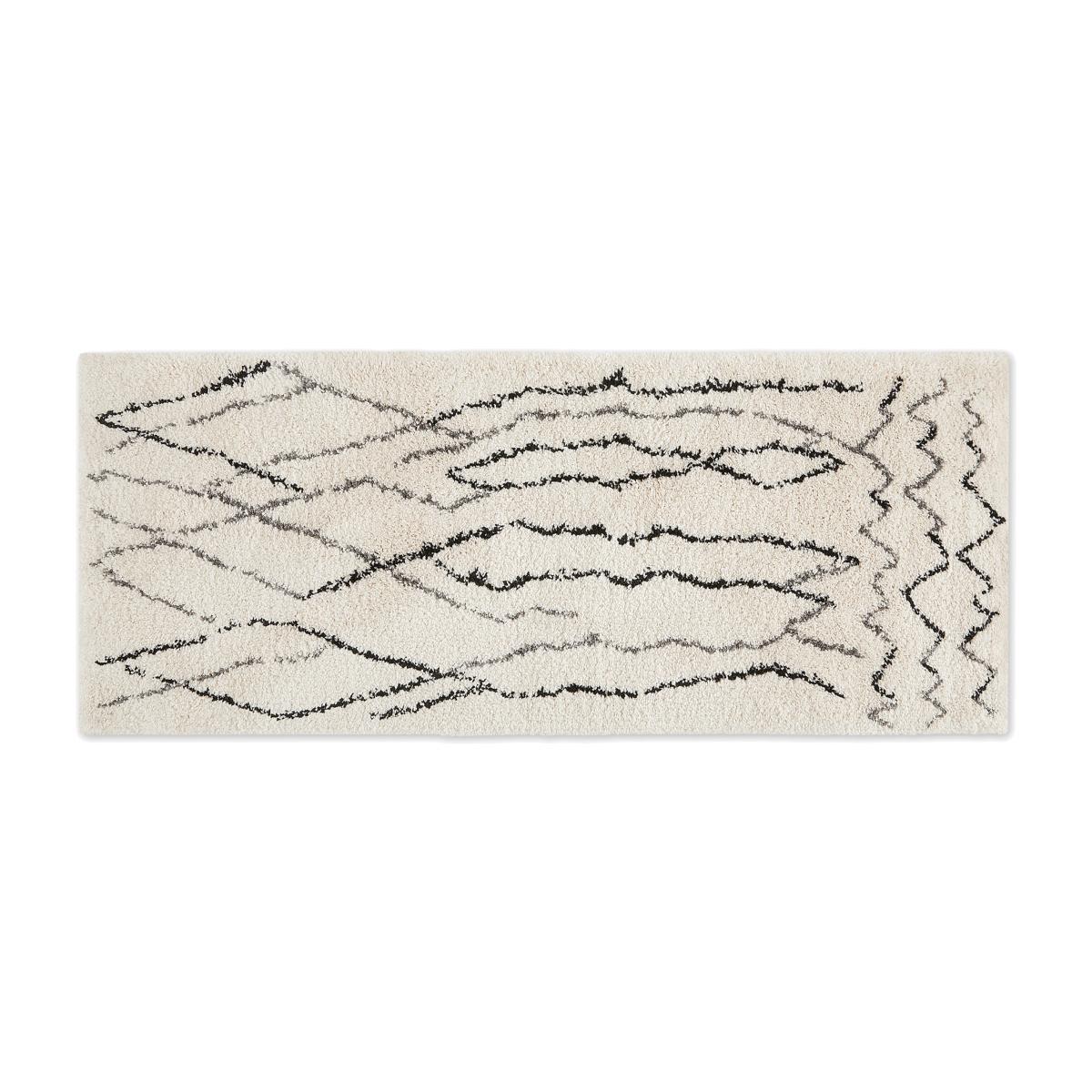 Cecily Runner, 80 x 200cm, Off White & Grey – image 1