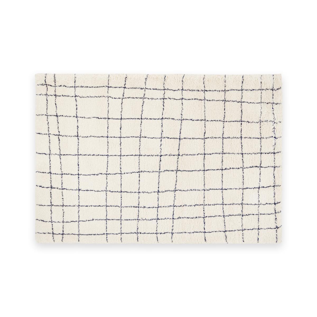 Gunter Pile Rug, Large 160 x 230cm, Ecru/Midnight Blue – image 2