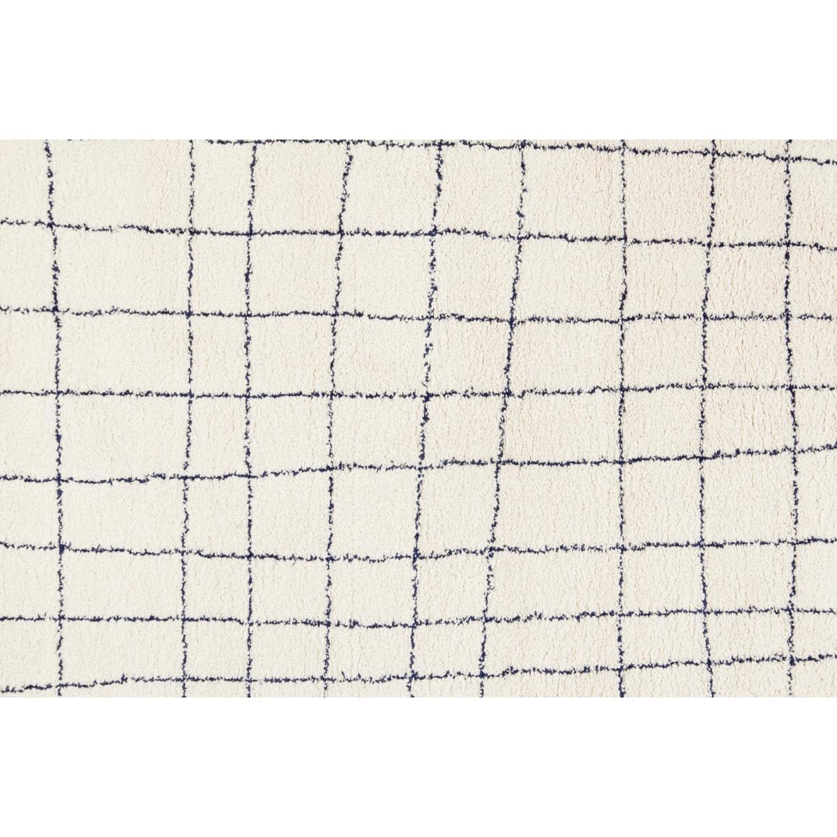 Gunter Pile Rug, Large 160 x 230cm, Ecru/Midnight Blue – image 6