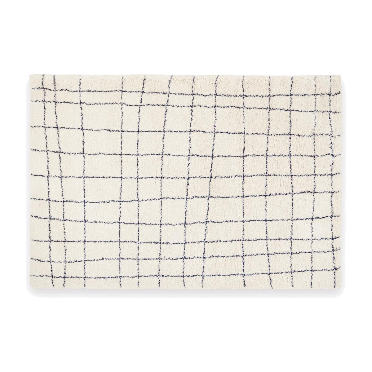 Gunter Pile Rug, Large 160 x 230cm, Ecru/Midnight Blue – image 1