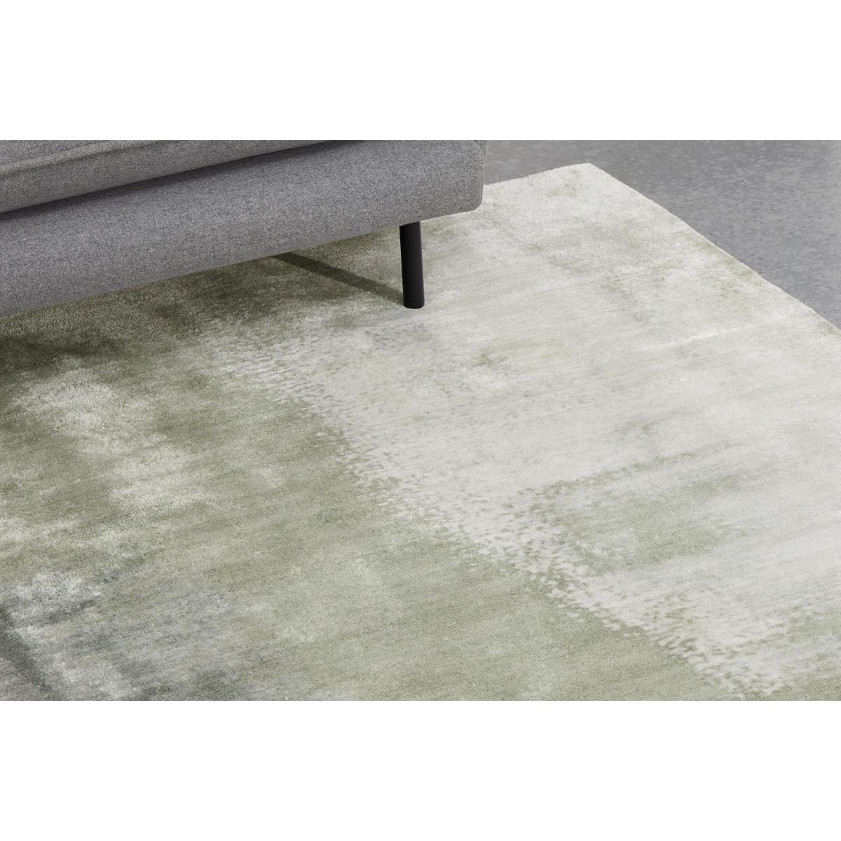 Rimoldi Painterly Tufted Rug, Extra Large 200 x 300 cm, Soft Grey & Green – image 4