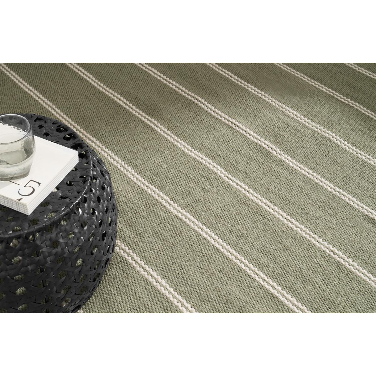 Hemsworth Reversible Wool Rug, Large 160 x 230cm, Soft Green & Charcoal Grey – image 4