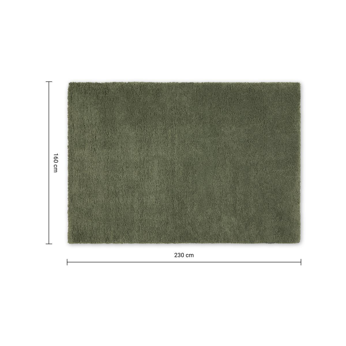 Mala Pile Rug, Extra Large 200 x 290cm, Sage Green – image 7