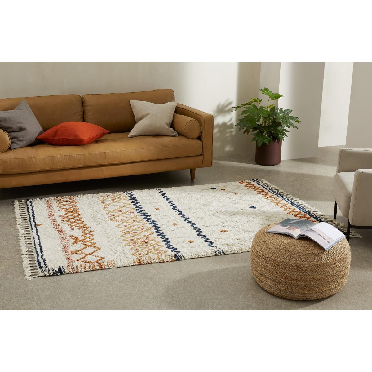 Drax Berber Style Rug, Large 160 x 230cm, Multi – image 3
