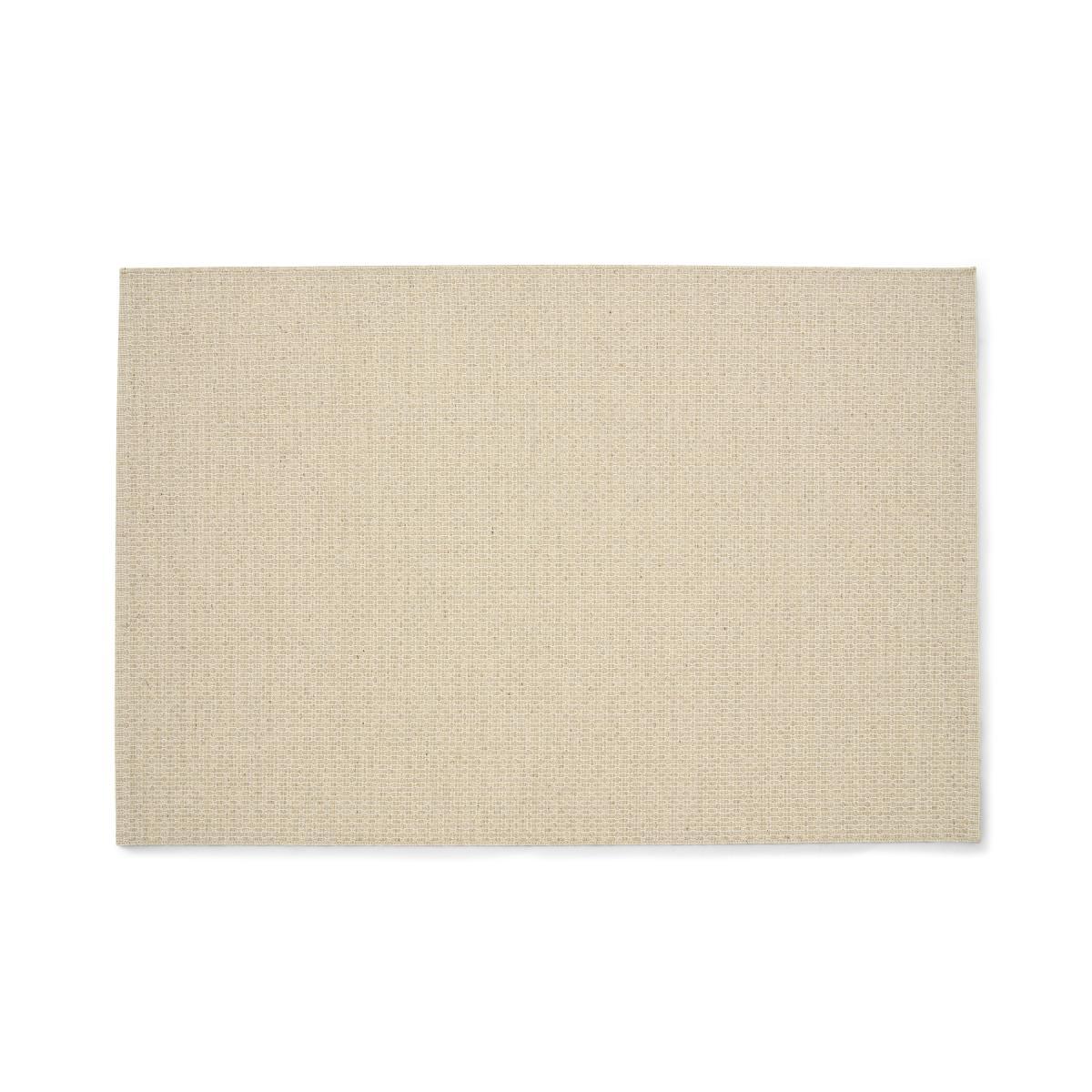 Mellis Wool-Blend Flatweave Rug, Large 160 x 230cm, Natural Check – image 2