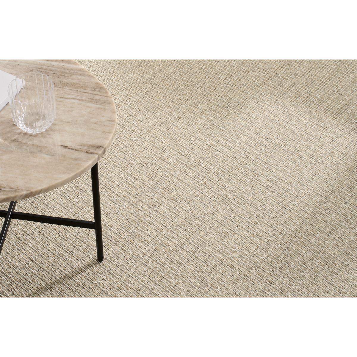 Mellis Wool-Blend Flatweave Rug, Large 160 x 230cm, Natural Check – image 4