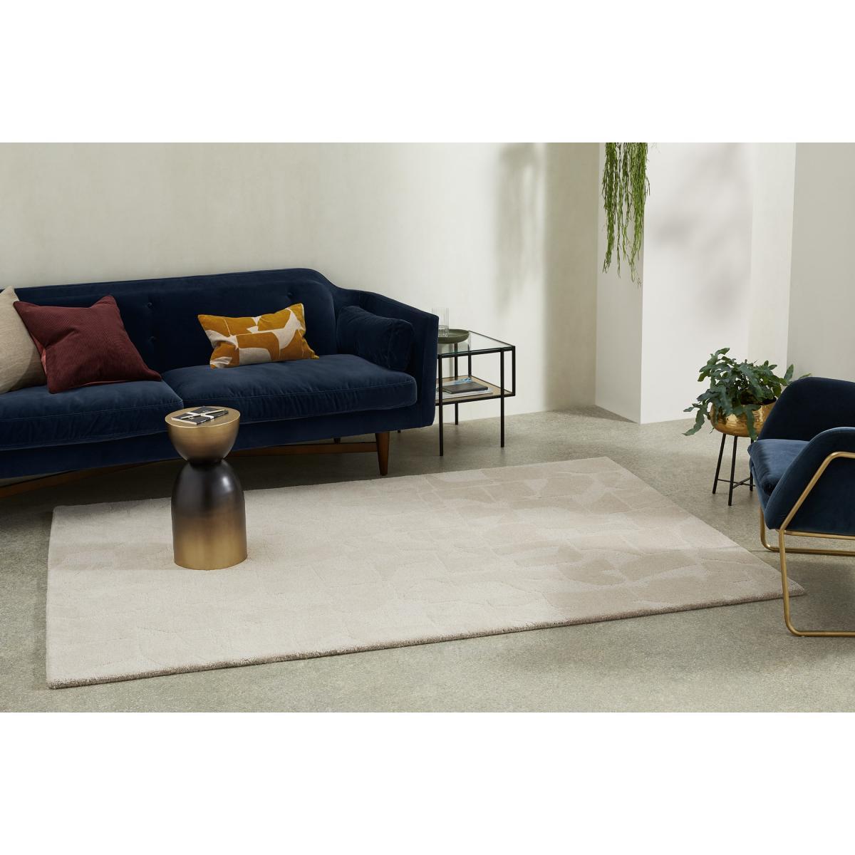 Rudzi Handtufted Wool Rug, Large 160 x 230cm, Soft Taupe – image 3