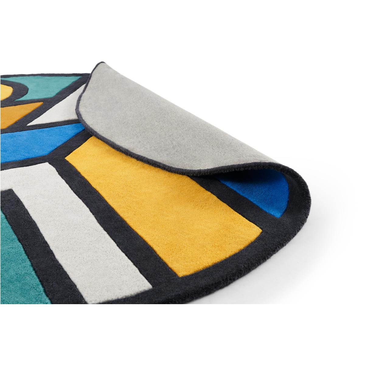 Supermundane Round Wool Rug, 200cm diam, Multi – image 5