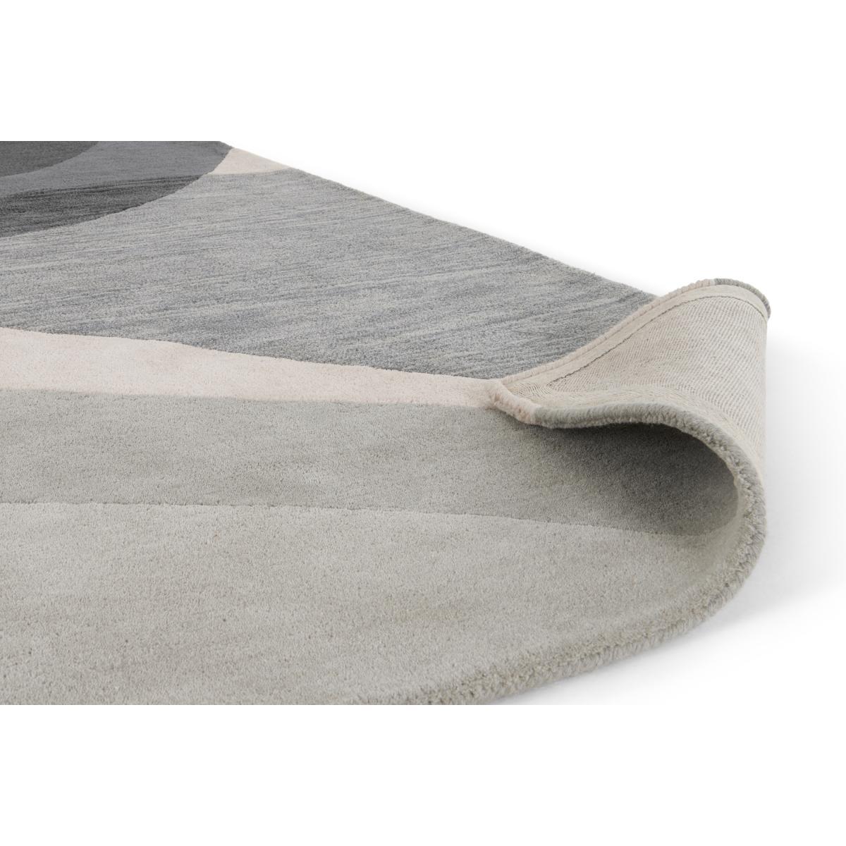 Holt Wool Rug, Large 160 x 230cm, Grey and Teal – image 5