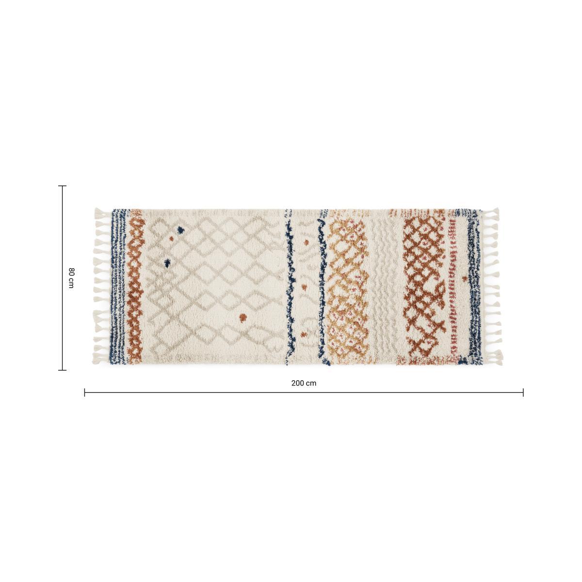 Drax Berber-Style Runner, 80 x 200cm, Multi – image 8