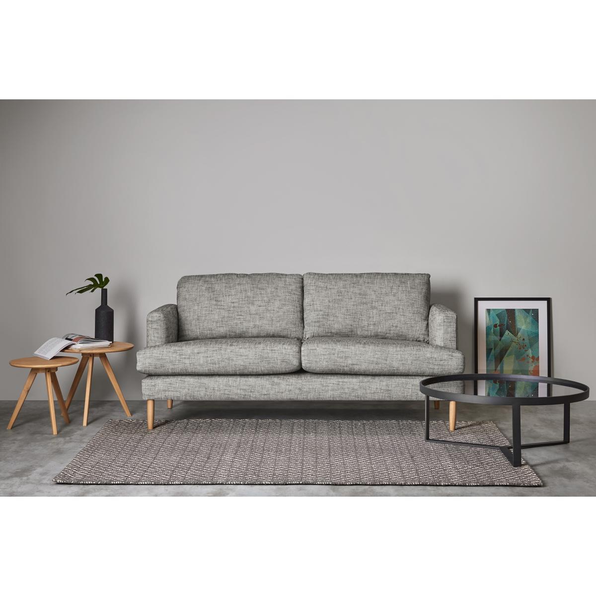 Mira Flatweave Rug, Large 160 x 230 cm, Grey – image 3