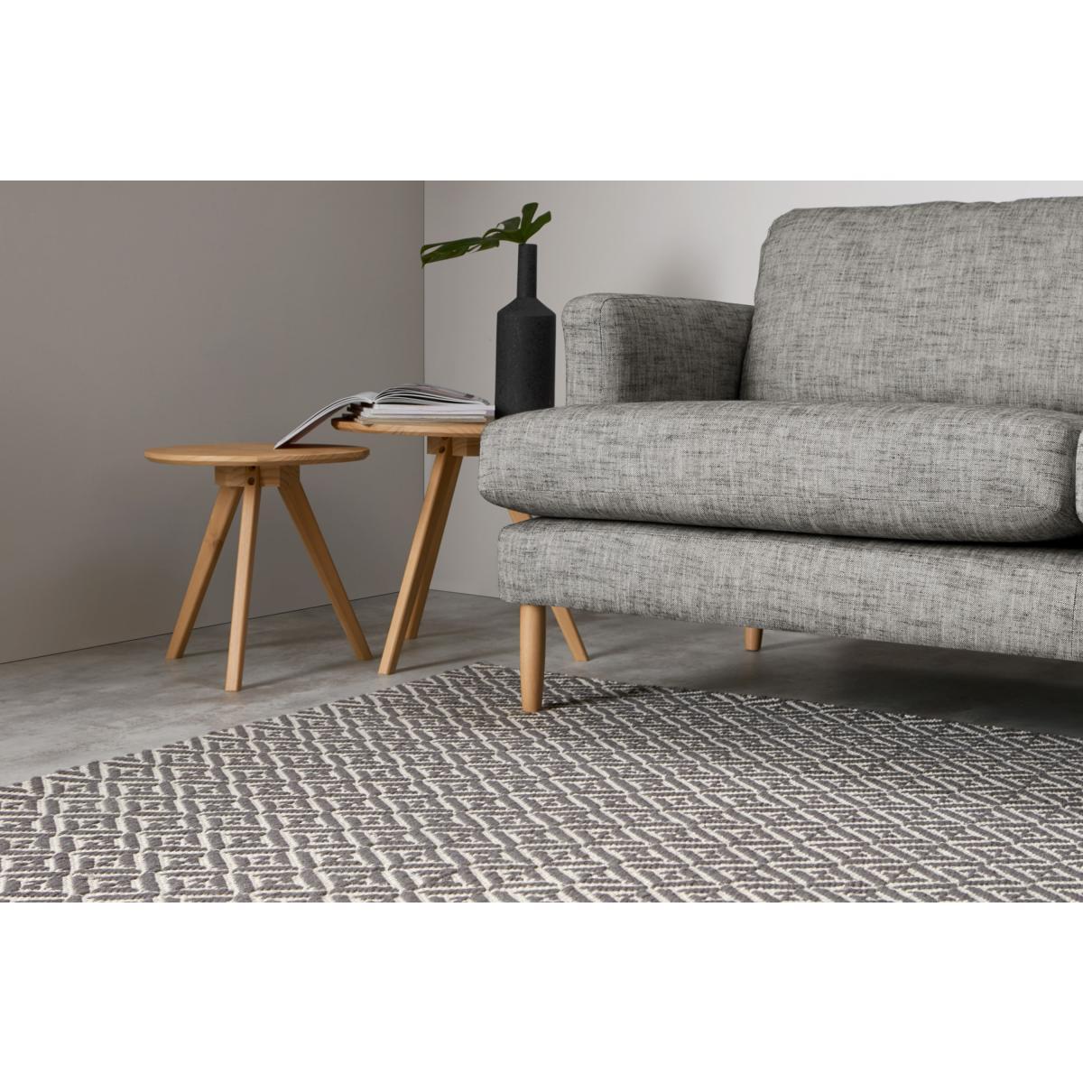 Mira Flatweave Rug, Large 160 x 230 cm, Grey – image 4