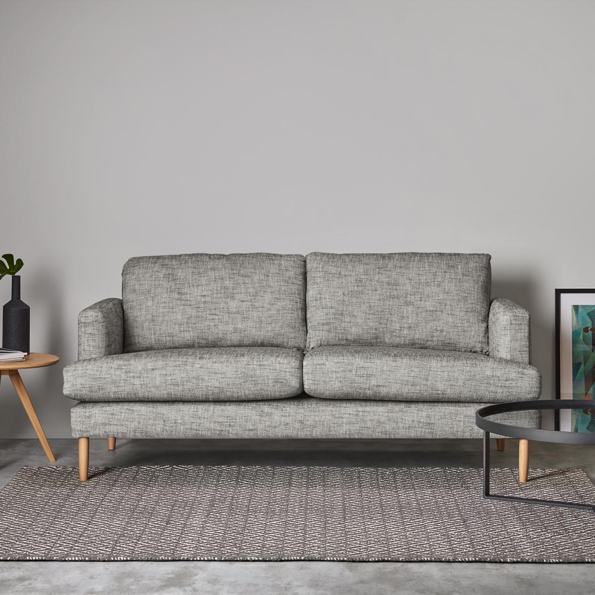 Mira Flatweave Rug, Large 160 x 230 cm, Grey – image 1
