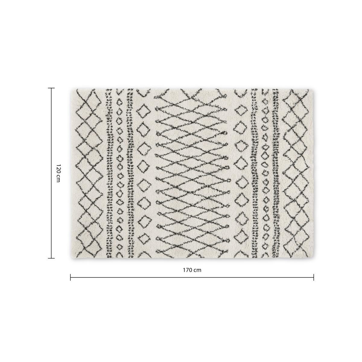 Freda Rug, Small 120 x 170cm, Off White – image 7