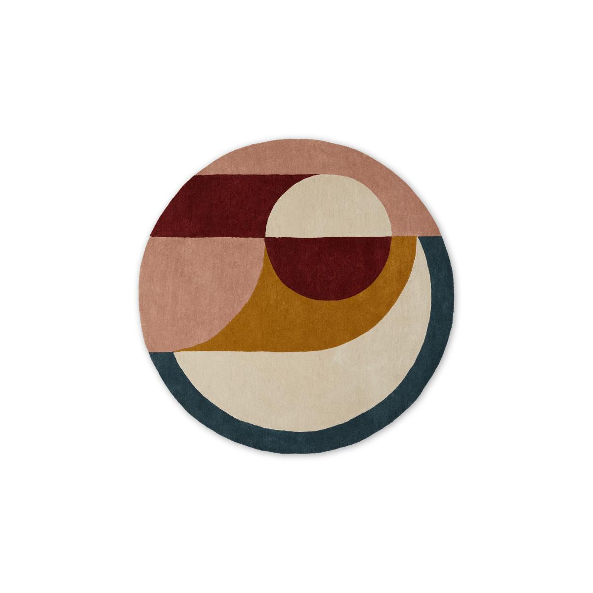 Bascome Round Handtufted Wool Rug, 200cm diam, Multi – image 2