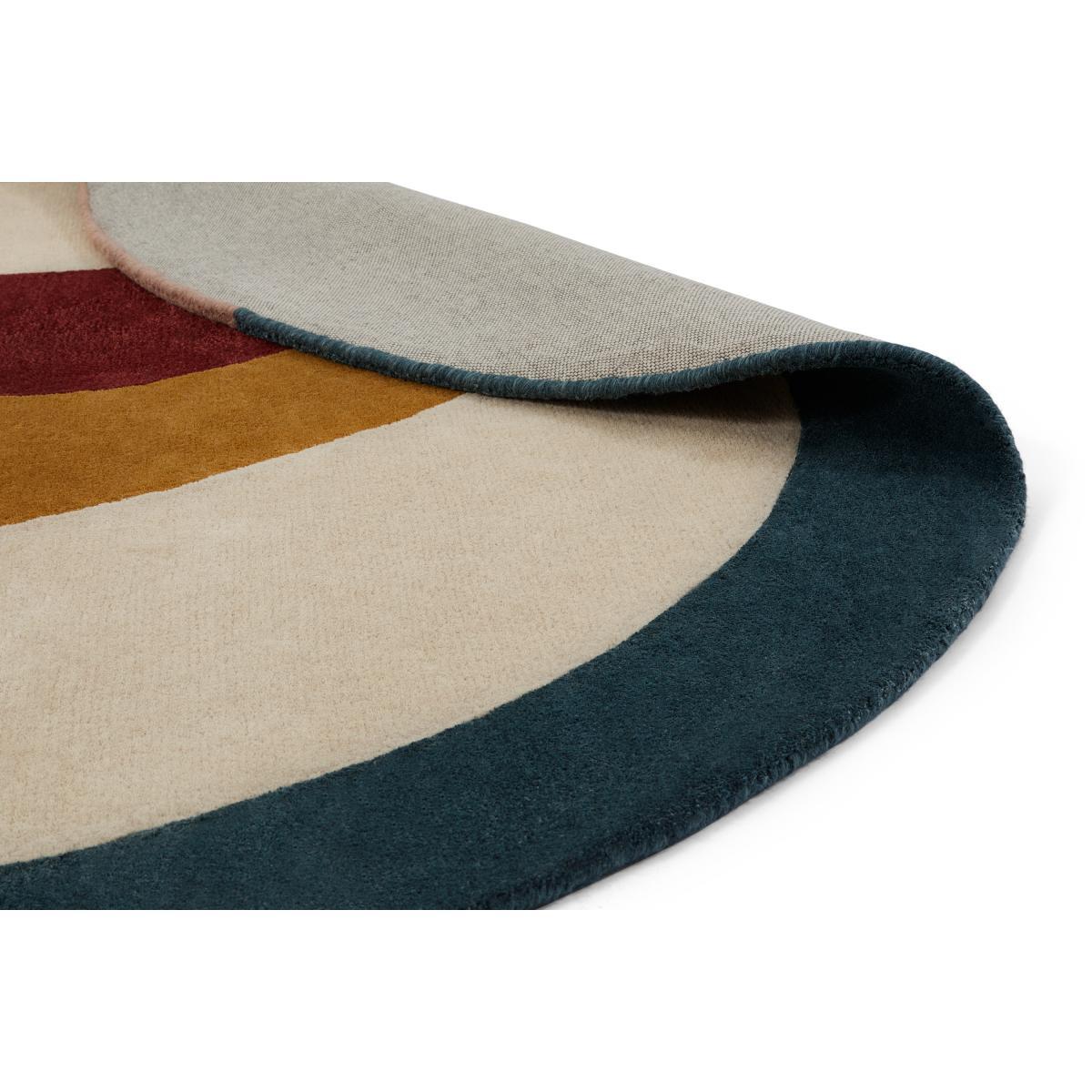 Bascome Round Handtufted Wool Rug, 200cm diam, Multi – image 5