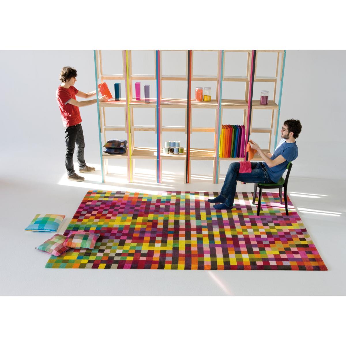 Digit 1 Rug - 200 x 300 cm by Nanimarquina Multicoloured – image 2
