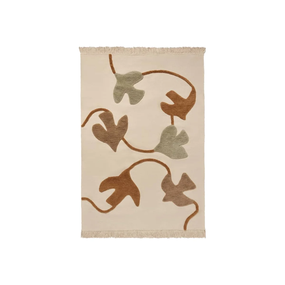 Swif Bird Rug textile multicoloured / 140 x 200 cm - Hand-woven - Ferm Living – image 1